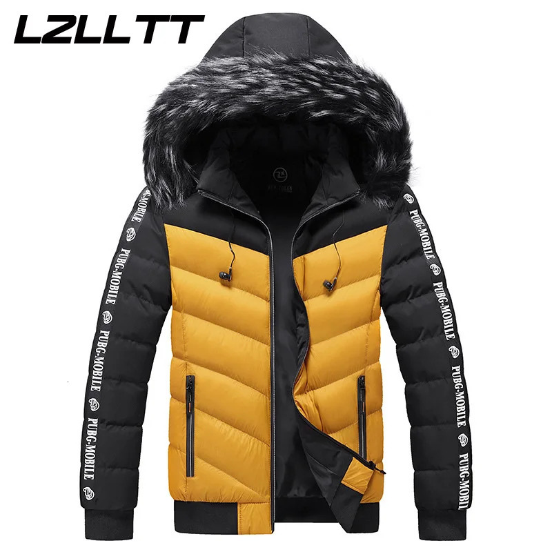 Winter Men Warm Hooded Parkas Jackets Mens Windbreaker Outwear Coats Autumn Detachable Hat Outfits Male 241024