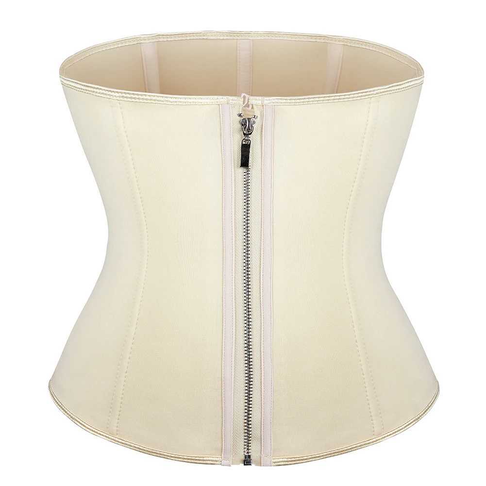 Zip And Hook Corset Womens Sweat Sauna Neoprene Waist Slimming Body ShapewearXJ241028
