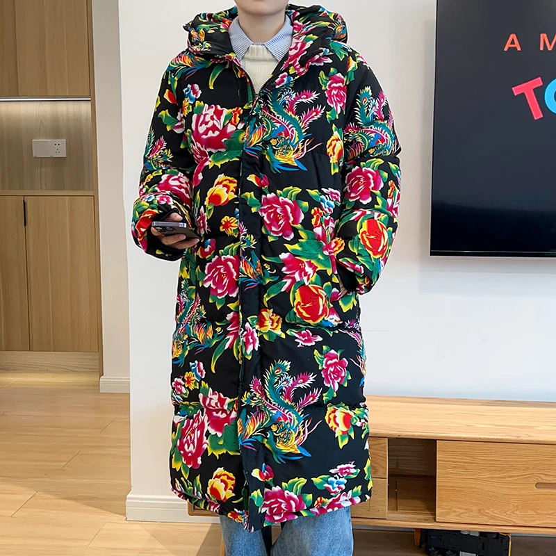 30°Mens 2023 Winter Thick Warm Windproof Hooded Parka Coat Men Women Fashion Oversize Jacket ParkaMale quilted coat 241024