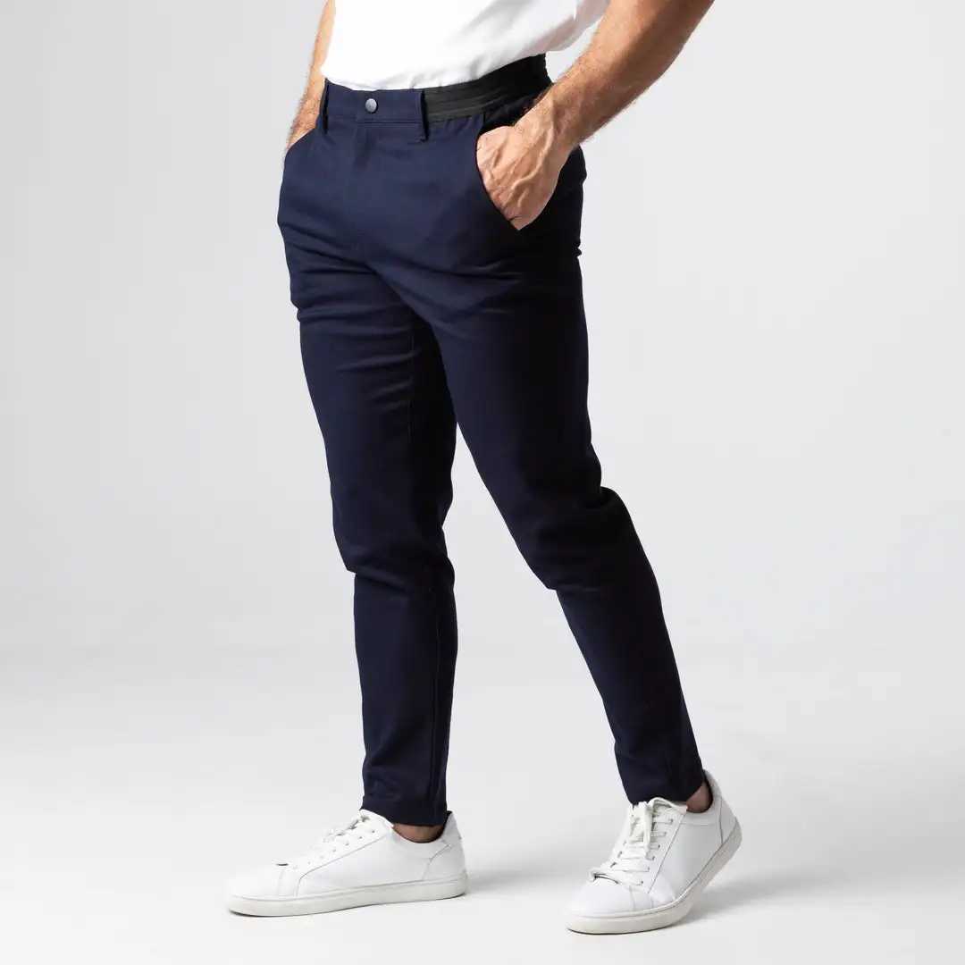 Mens Pants Active Chinos Comfortable Mens Long Fashion Slim Fit Ankle Length Casual Soft Breathable Fabric Middle Waist Comting W W241028