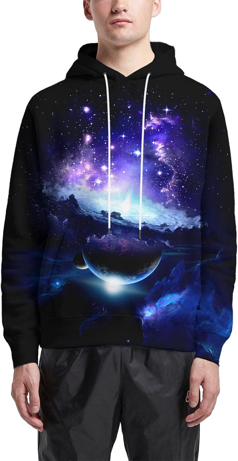 Hoodie for Mens Womens Unisex Graphic Hoodies 3D Cool Design Print Colorful cool Sweatshirt for Men and Women Graphic Trendy patterns