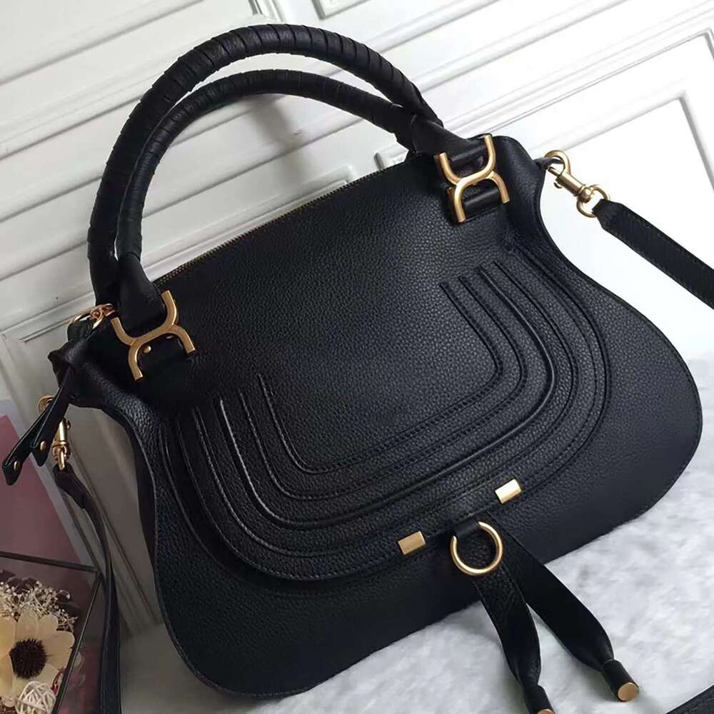 classic fashion handbags chic grained leather shoulder versatile crossbody saddle bag ideal for daily use