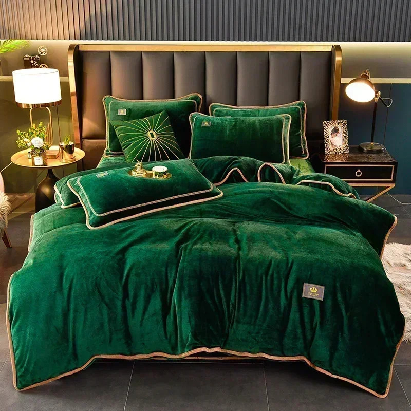 milk velvet ultra thick warm bedding suitable for winter warmth skin friendly down duvet covers and extra large anti-static down duvet covers 241028