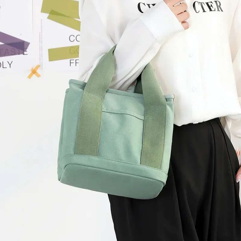 Designer Bag Small Bag With Zipper This Thousand Layer Bags Small Lady Single Shoulder Portable Thickened Canvas Mobile Bucket Tote Bag tote bag purse