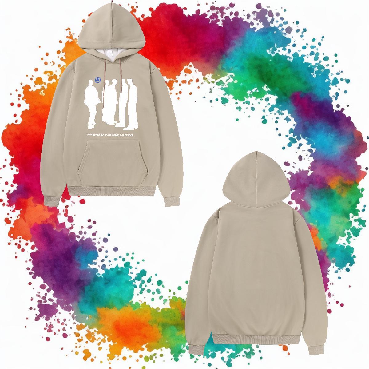 Designer Hoodie for Men Breathable Drawstring Cool Design Men Tops Hoodie US Plus Size Hoody Daily Wear Thick Fleece