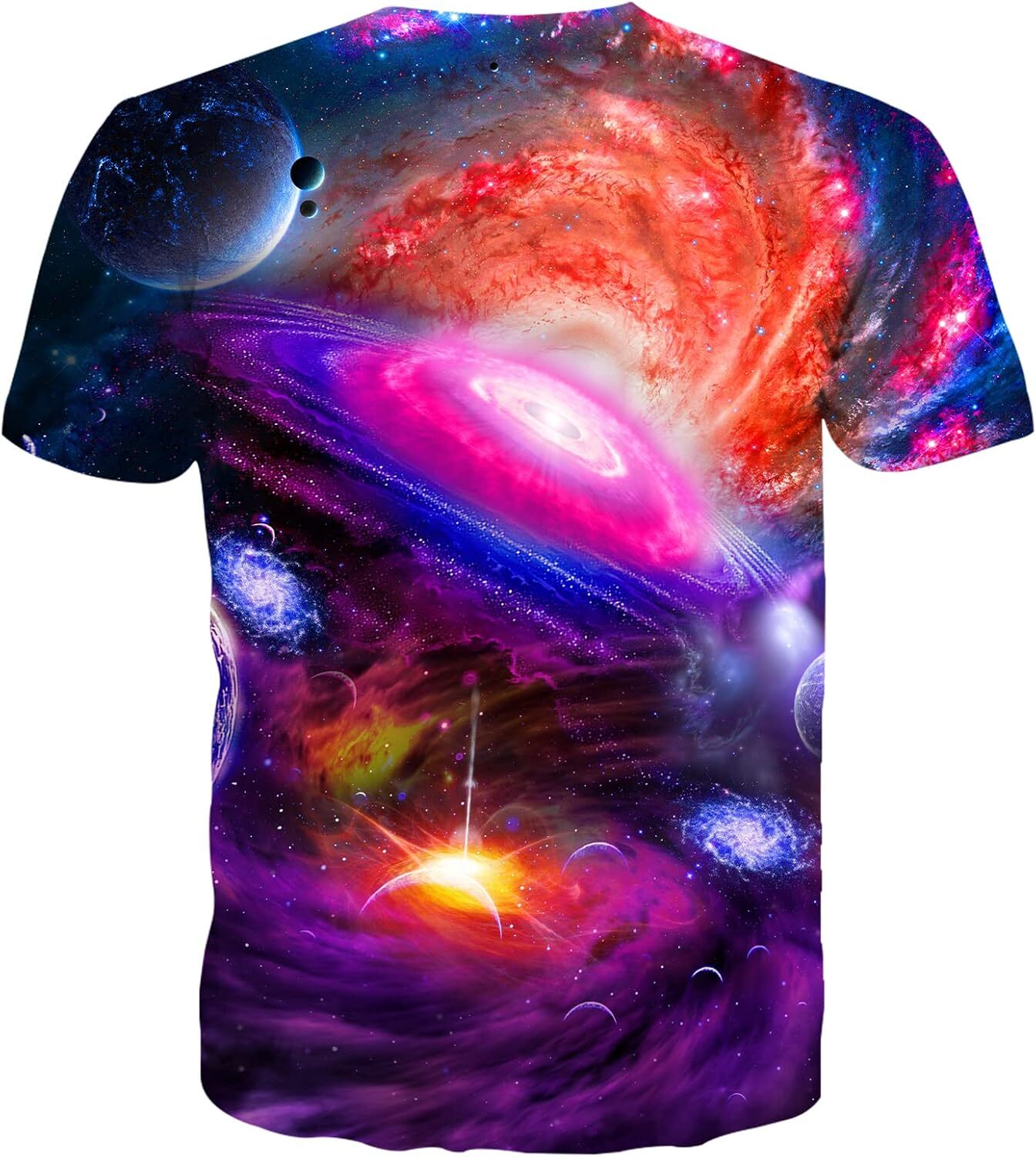 Mens T shirt 3D Graphic Colorful T-Shirts Trendy patterns Crew Neck Print Tee for Men Women and Youngs tee Casual tops summer clothes cool