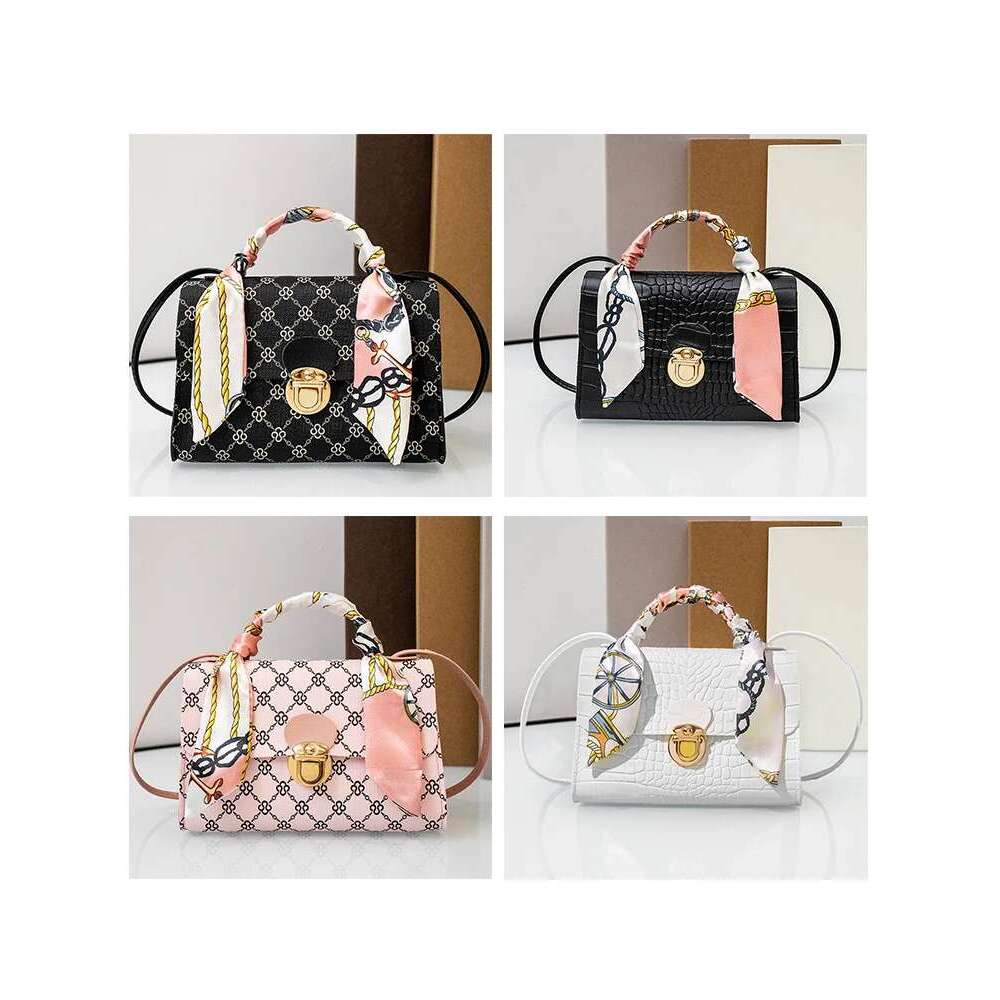 Designer Bag Tote With Scarf Bag Summer PU Leather Printing Shoulder Crossbody Cell Phone Bag For Women tote bag purse luxury bag