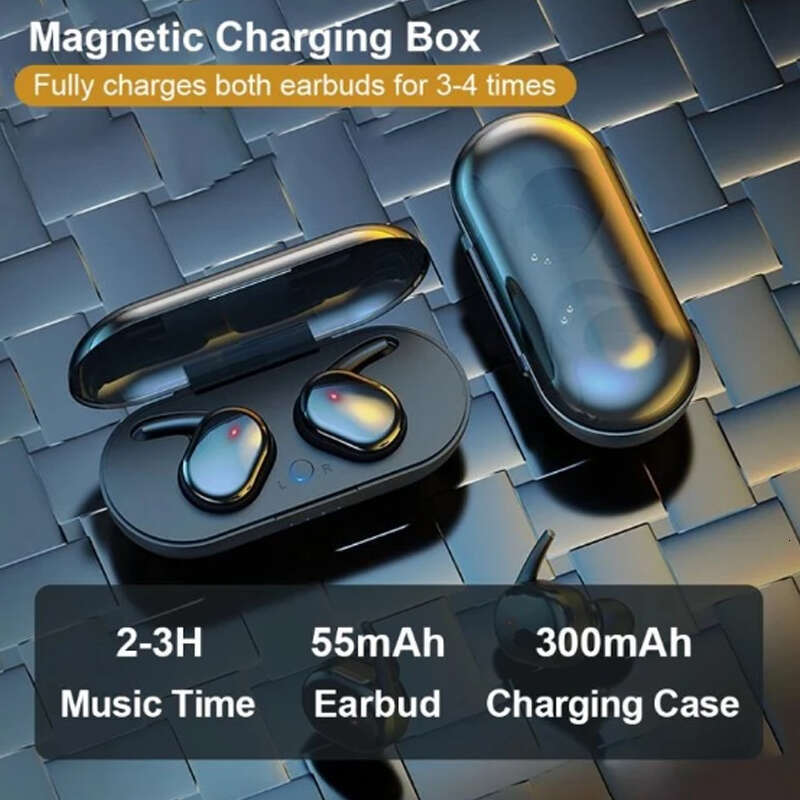 Y30,TWS Wireless Bluetooth Headphones,Earphones,Touch Control,Sports Earbuds,Microphone,Wor on All Smartphones,Music Headset