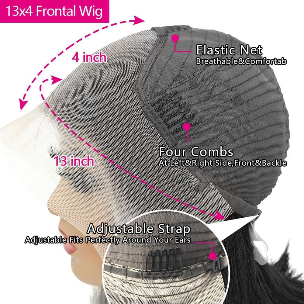 Choice Inch x Straight Human Hair Lace Frontal Cheap Wigs on Clearance Pre Plucked for Women Queenlike