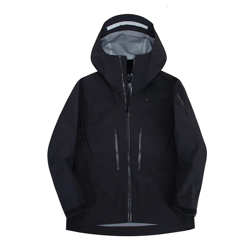 ARC Embroidery Alpha SV 7Th Three Layer Outdoor Waterproof Windbreaker Hiking Jackets Mens Womens High Quality Camping Coat
