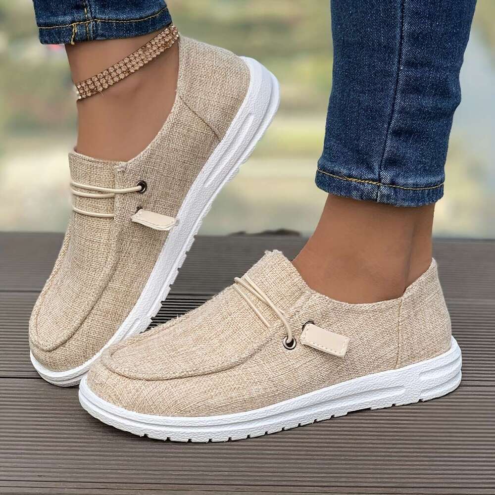 Vibrant Stripe Pattern Low Cut - Fashion Sneakers with Wear-Resistant Non-Slip Canvas, Casual Versatile Slip-On Design, Breathable Comfort, and Easy W