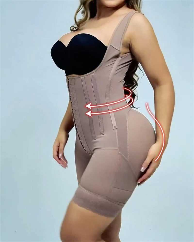 Fajas Colombianas Girdle Post Surgery Shapers Binders Butt Lifter Shapewear for Women Bbl Compression Waist Trainer with BoneXJ241028