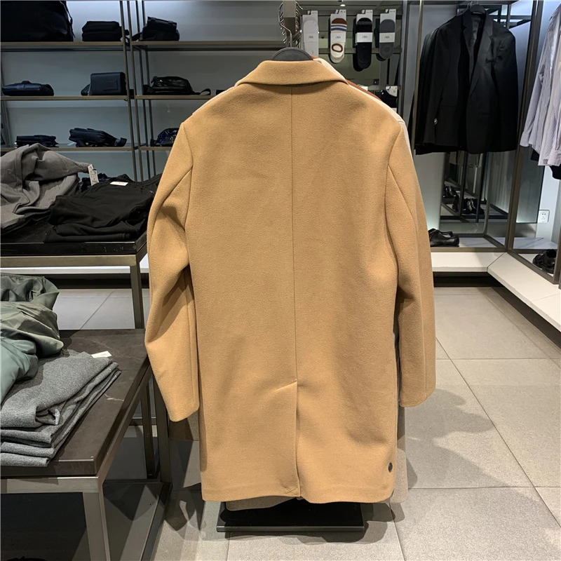 5070770 811 05070770811 stretch coat Mens Medium Length Coat Comfortable Elastic men clothing mens coats 241024