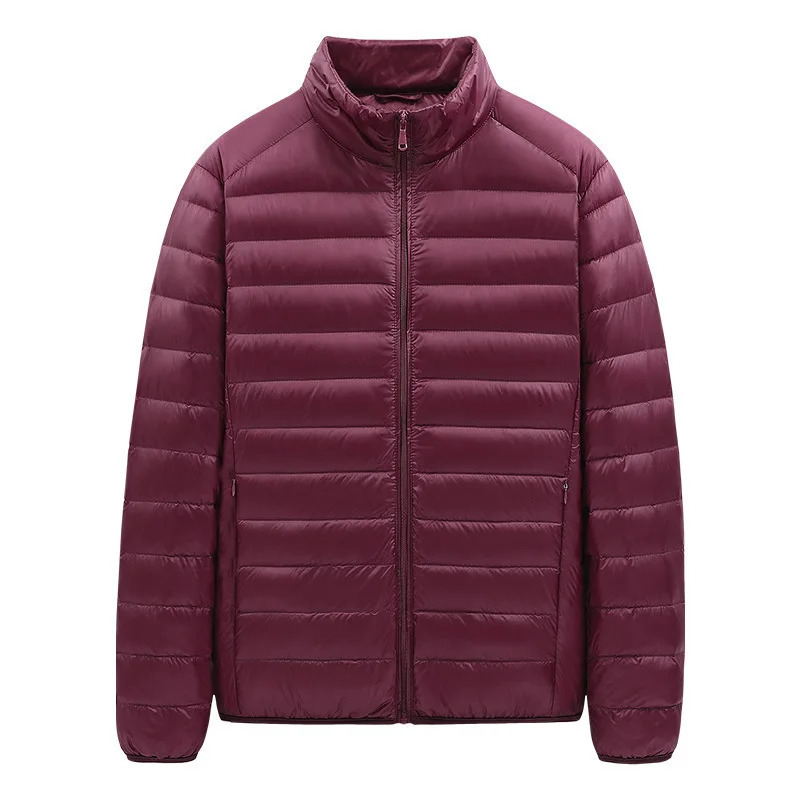 Autumn Winter Light Down Jacket Mens Fashion Hooded Short Ultrathin Lightweight Youth Slim Coat Jackets 2024 241024