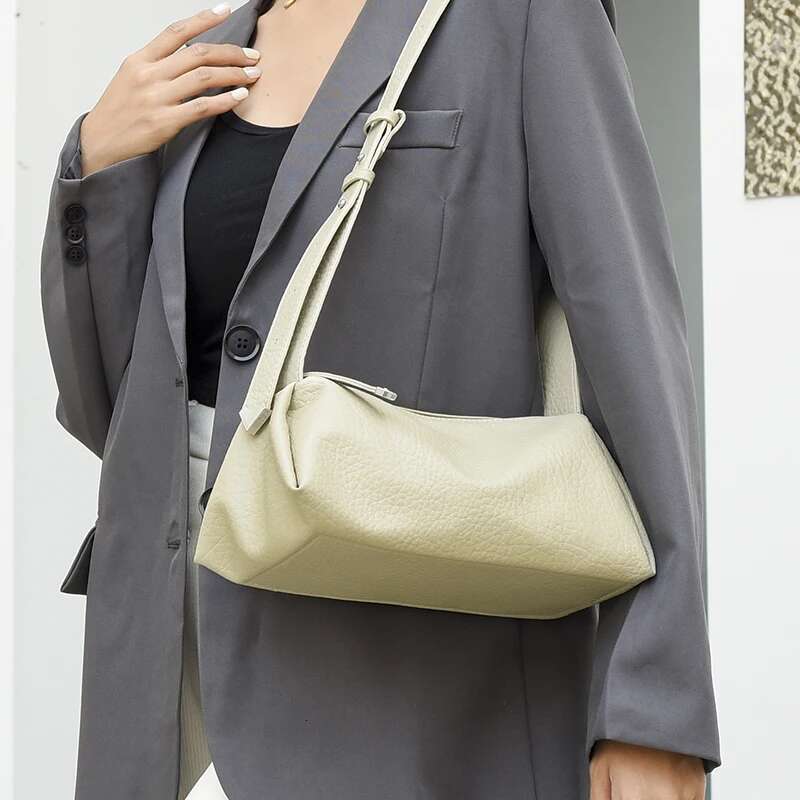 Leather Soft Mini Handbag Women Shoulder Messenger Bag Solid Color Simplicity Tote Fashion Female Crossbody Sac