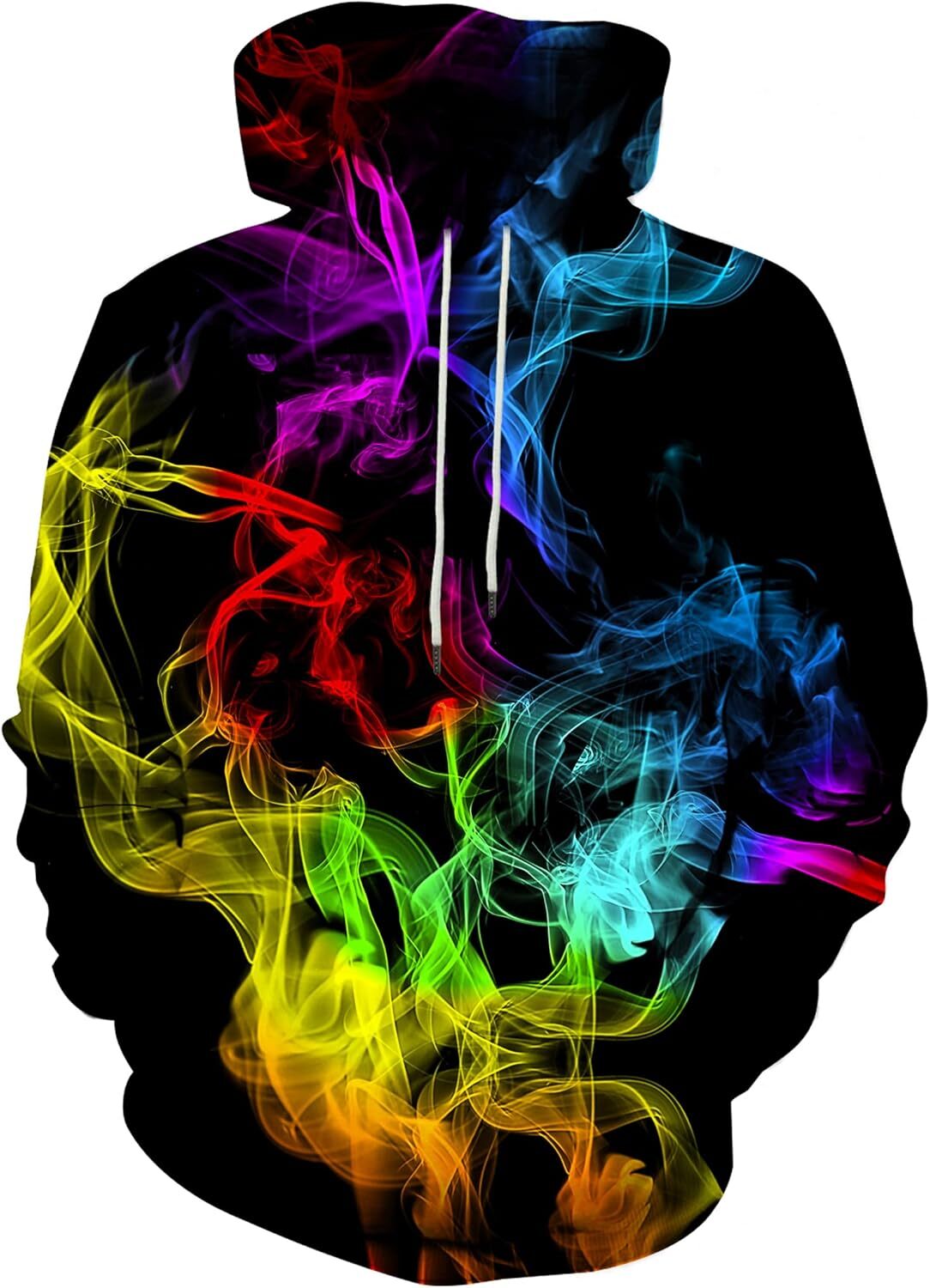 Hoodie for Mens Womens Unisex Novelty 3D Printed Hoodies Long Sleeve Sweatshirts for Men Women with Big Pockets Graphic Trendy Warmth cool