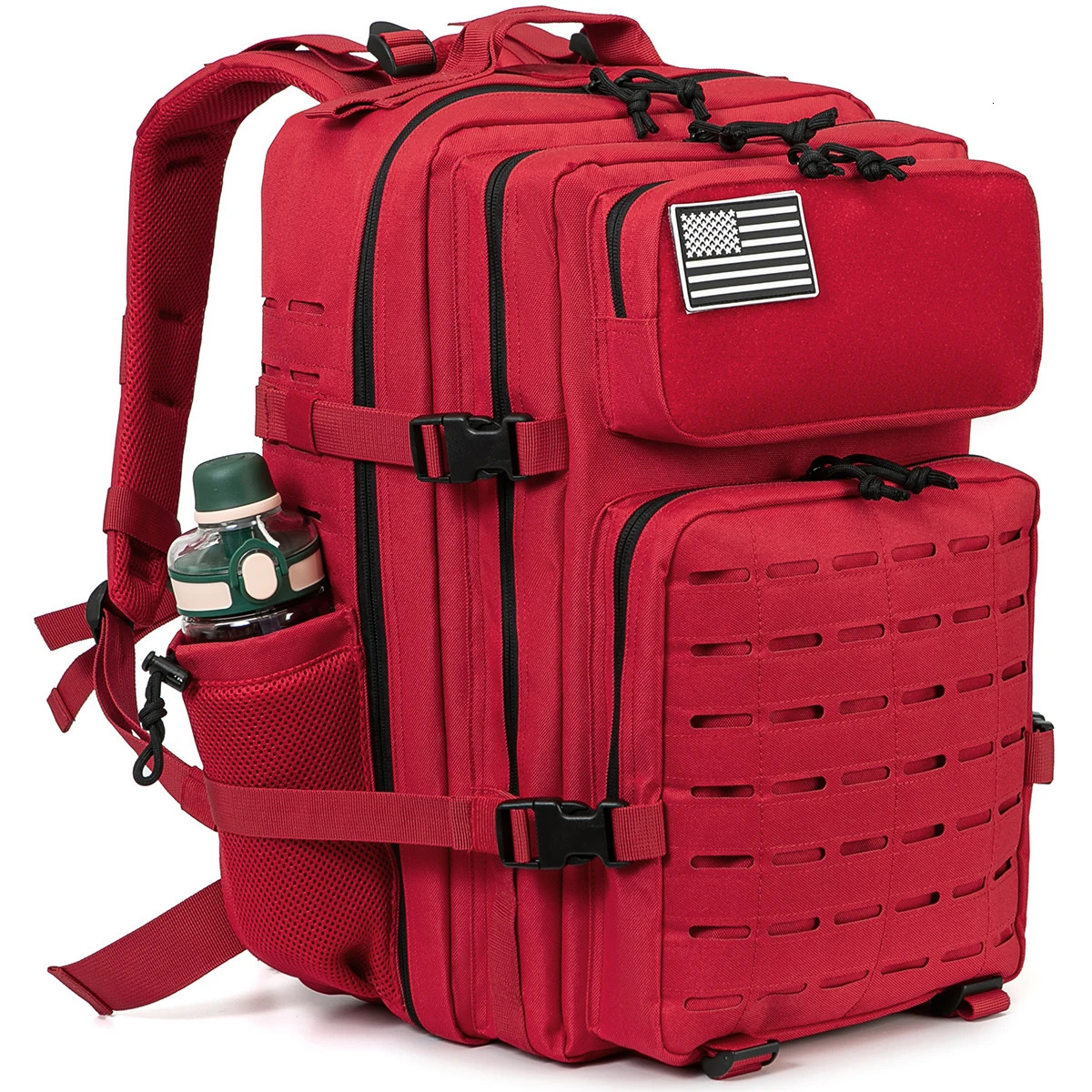25L45L Tactical Backpack for Men and Women Pack Bag Small School Rucksack with Bottle Holder camping equipment Hiking Backpacks 241028