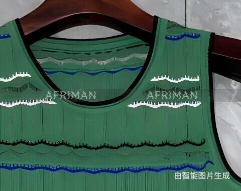 Women Round Neck Sleeveless Wave Striped Green Knitted Midi Bodycon Dress
