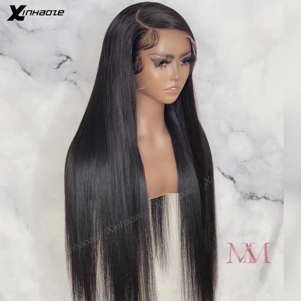 Side Part 4x4 Scalp Cap HD Wig Straight Silk Base 13x6 Lace Front Human Wigs Pre Plucked Brazilian Remy Hair