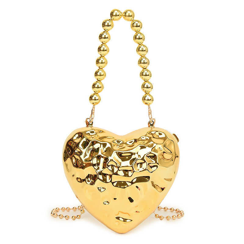CMM Bag Womens Crossbody Bag New Fashion Ice Crack Love Bag Acrylic Single Shoulder Chain Banquet Bag