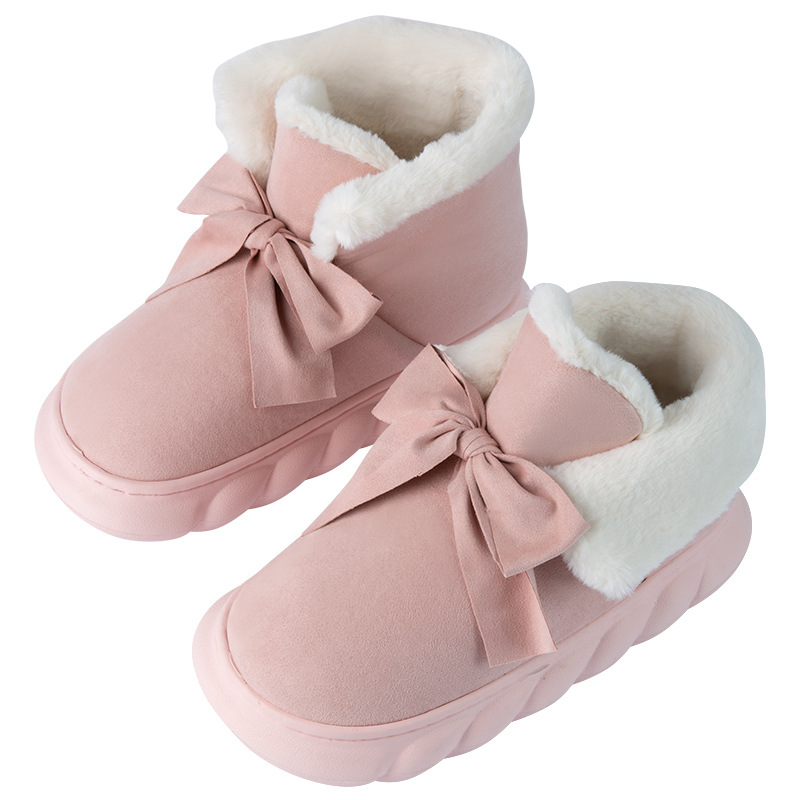 2024 new Boots autumn and winter high top NEW hot with plush insulation snow boots cotton shoes thick sole anti slip