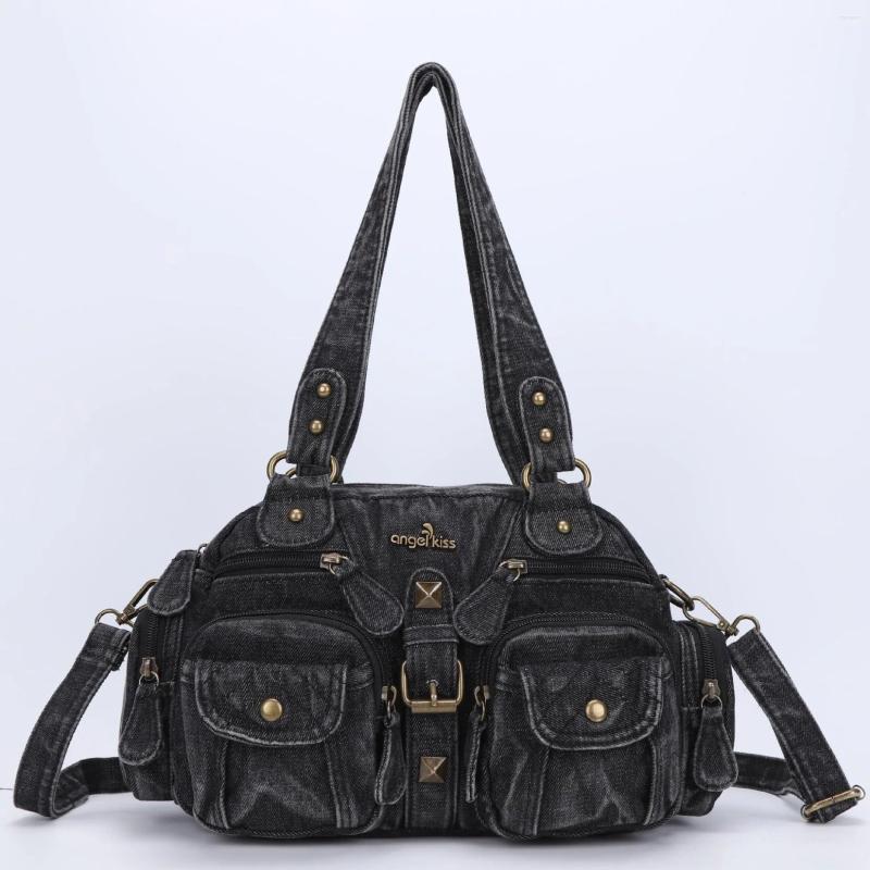 2025 NEW Hobo Angelkiss Women Handbags Satchel Top-handle Handbag Denim Shoulder Bag Dumpg Pack Give Gifts Bags Phone Money fashionable item