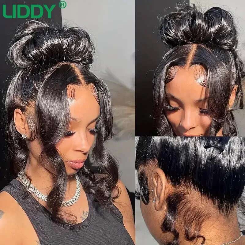 Full Lace Wig Inch Body Wave x HD Transparent Front Wigs Human Hair For Women Brazilian On Sale