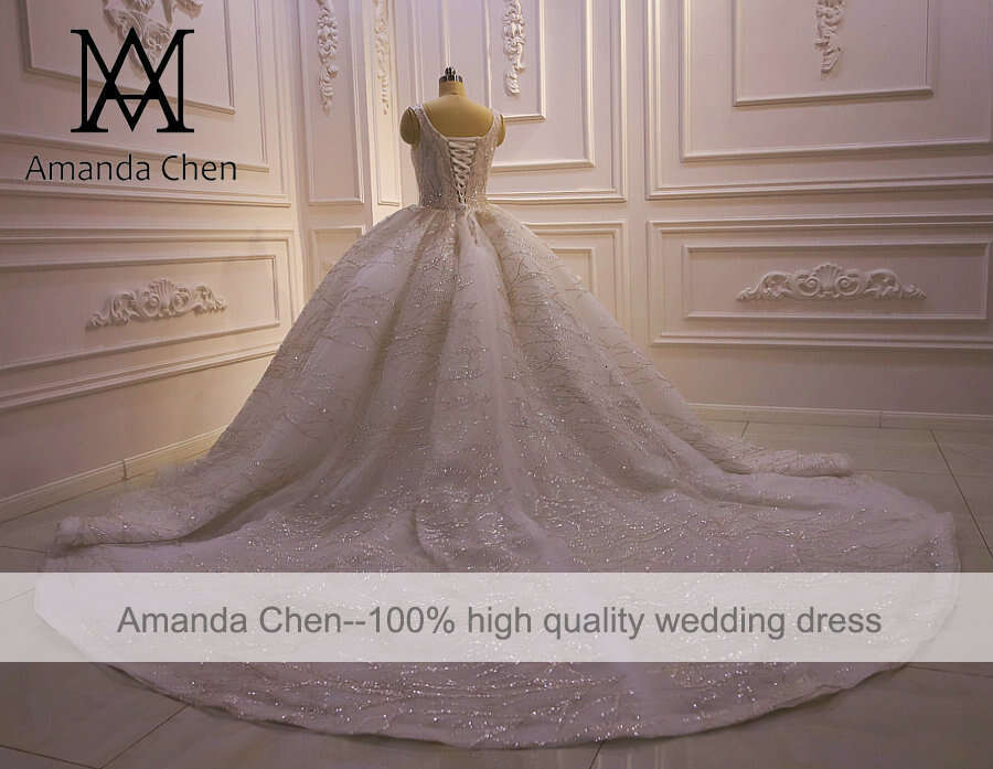 bride 2023 Cap Sleeve Lace Appliques Handwork Wedding dress