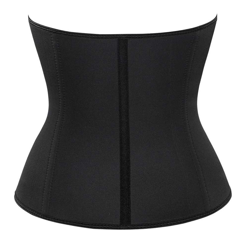 Zip And Hook Corset Womens Sweat Sauna Neoprene Waist Slimming Body ShapewearXJ241028