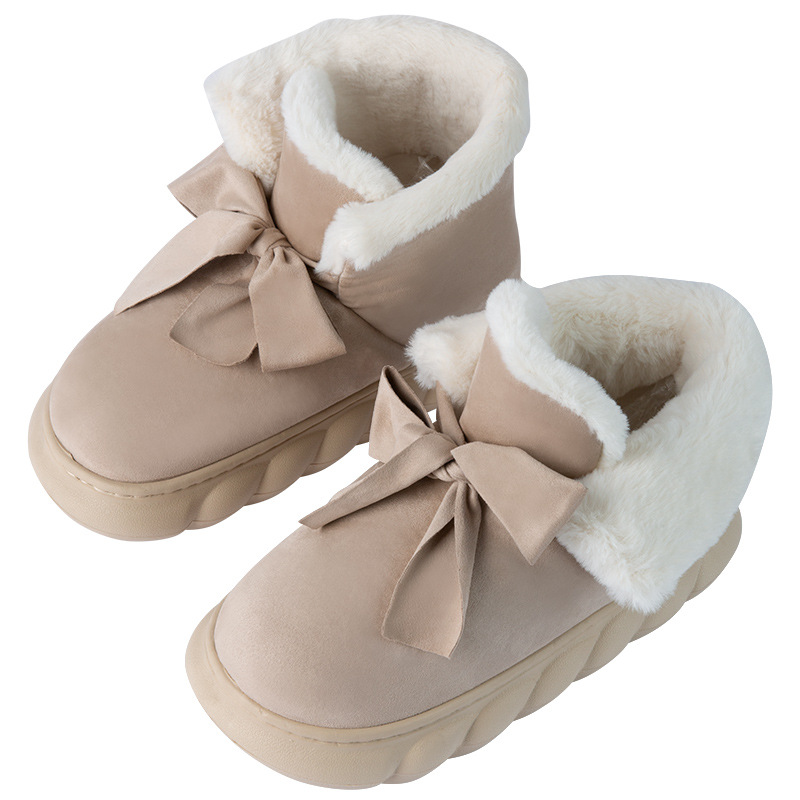 2024 new Boots autumn and winter high top NEW hot with plush insulation snow boots cotton shoes thick sole anti slip