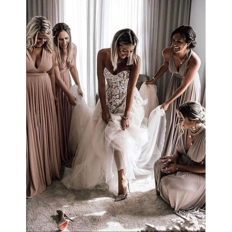 Beach Country Style 3D Ral Appliques Wedding Dresses A-E Sweetheart Bohemian Bridal Gowns For Brides Robe De Marie