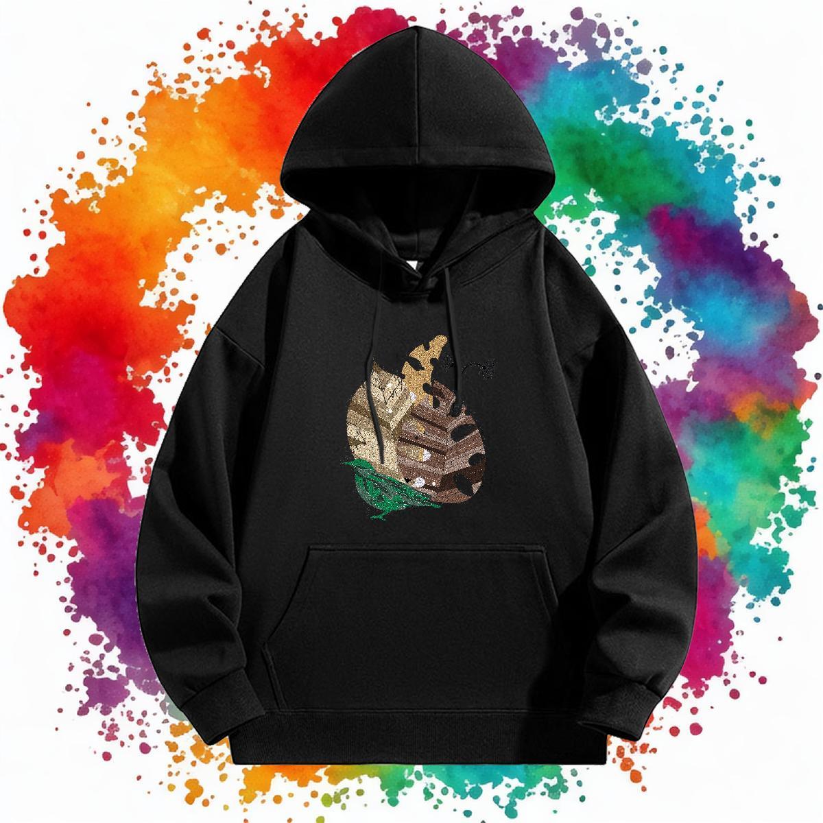 2024 Men's Hooded Sweatshirt Drawstring Long Sleeve Classic Hoodie for Man Woman Oversized 3XL Pullover Hoodie Sport Cotton 350g