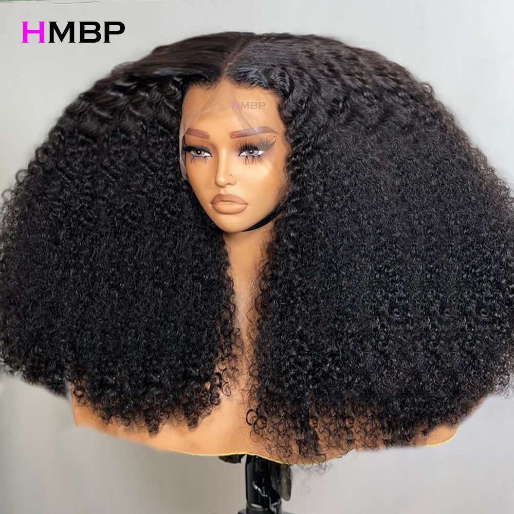 Glueless Wig Human Hair Ready To Wear Kinky Curly x HD Lace Frontal Pre Plucked With Baby Brazilian Wigs