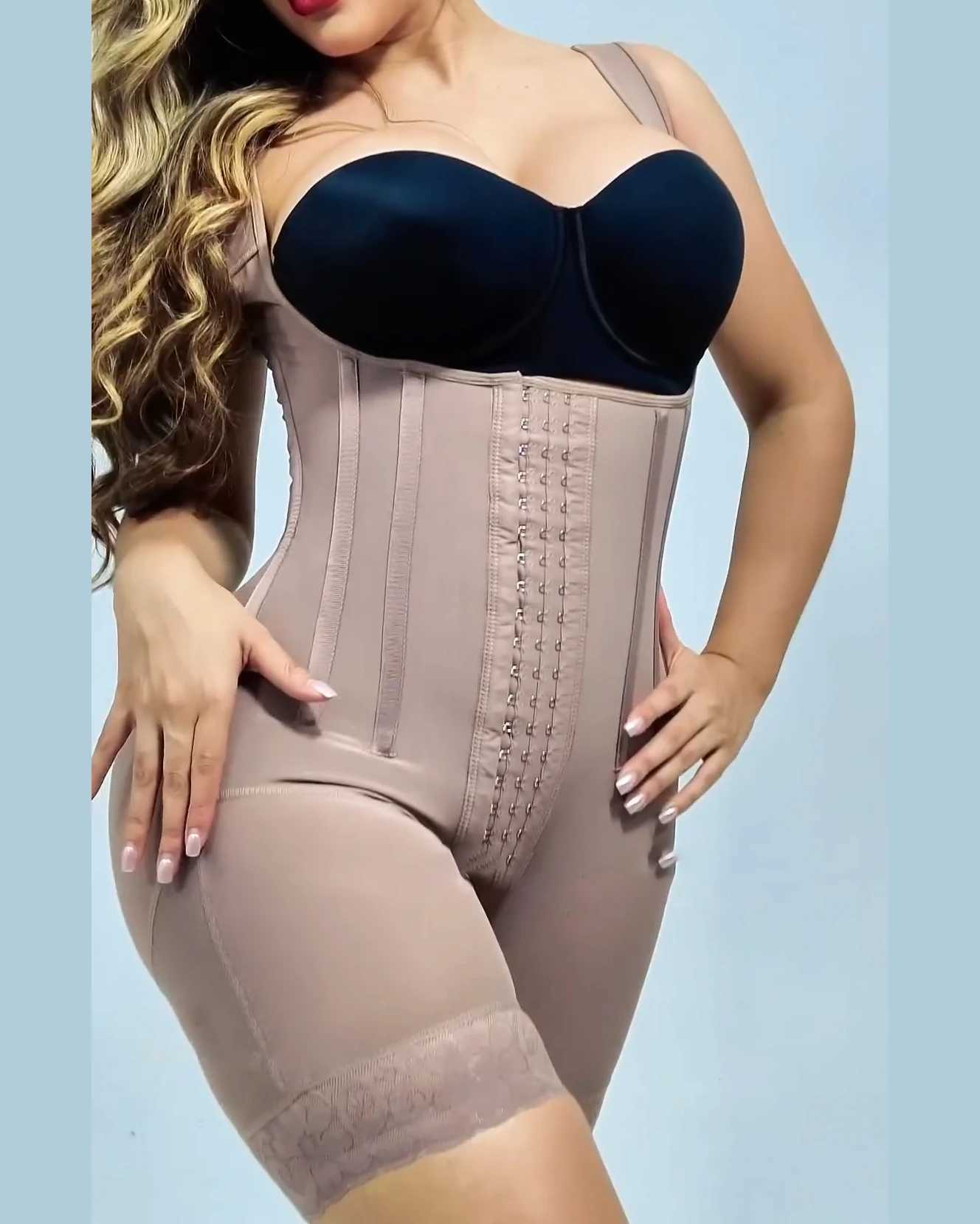 Fajas Colombianas Girdle Post Surgery Shapers Binders Butt Lifter Shapewear for Women Bbl Compression Waist Trainer with BoneXJ241028