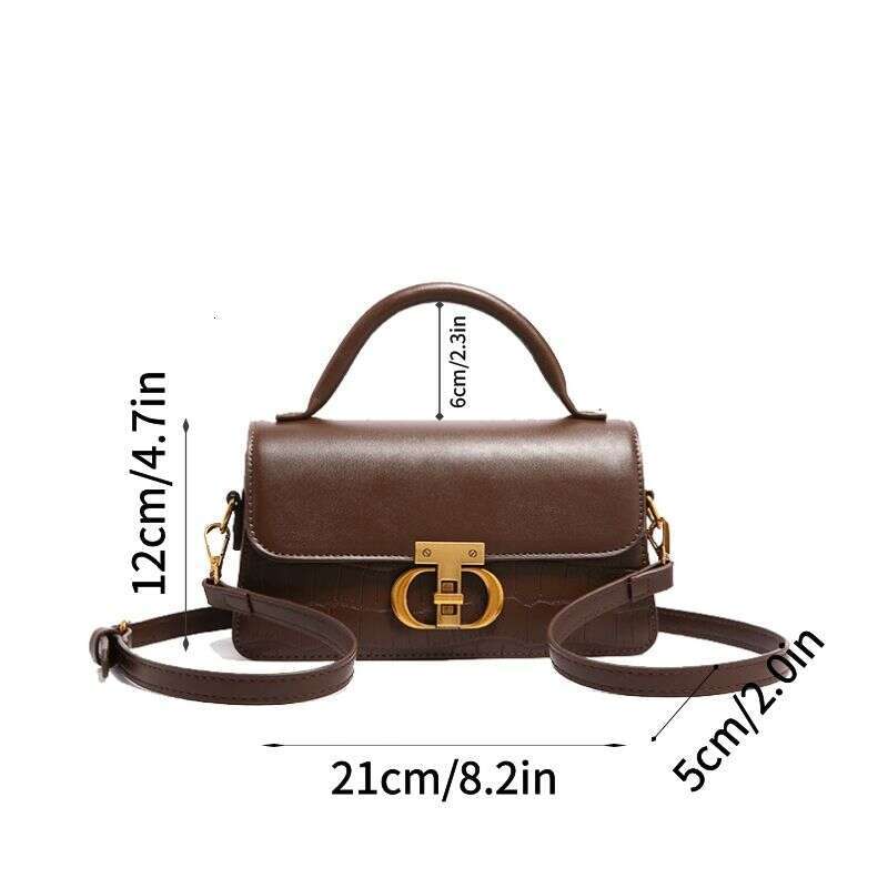 Leather Small Armpit Bags for Women, Chain Shoulder, Crossbody Bag, Ladies Vintage Underarm Handbags, Summer