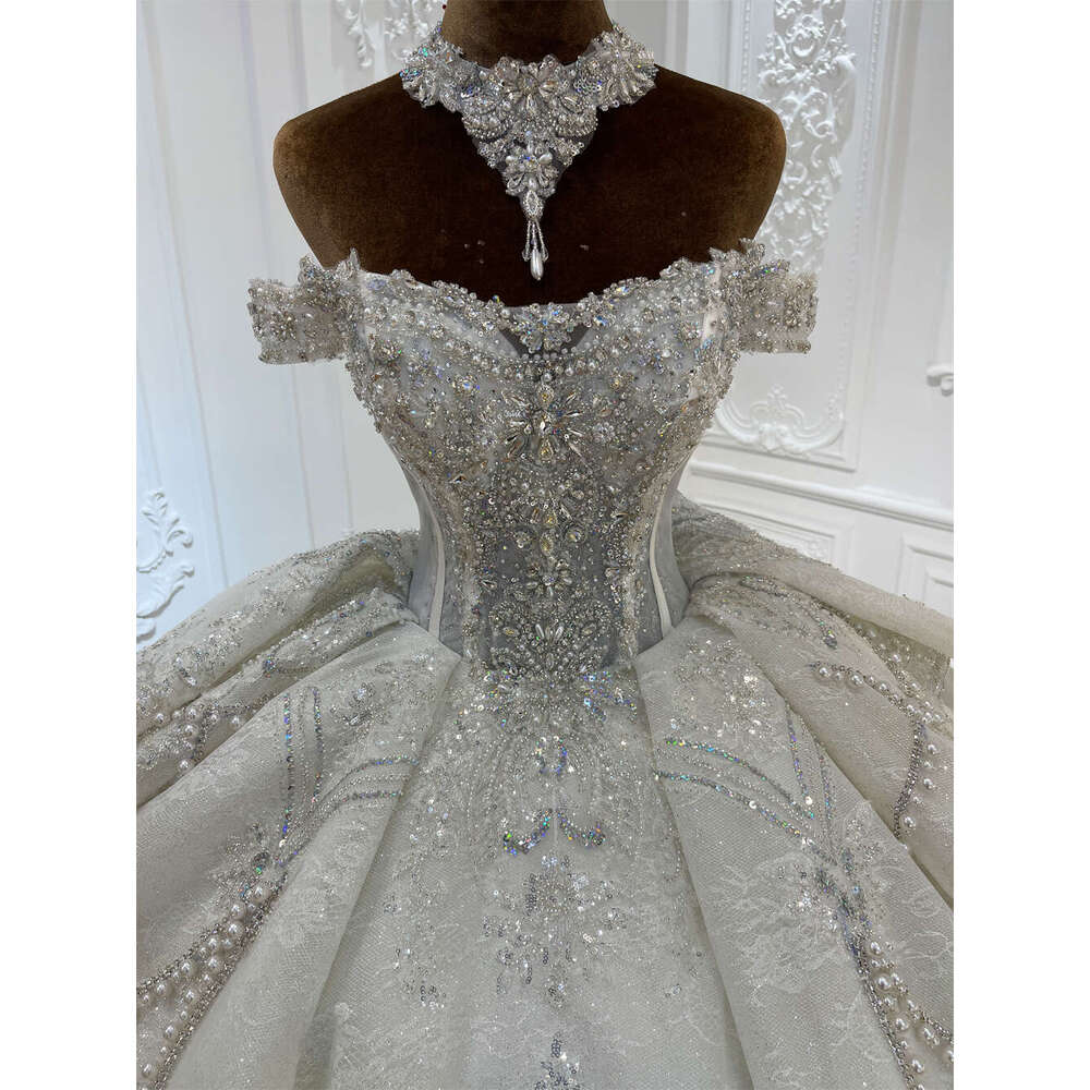 Amanda Novias Off The Shoulder Straps With Detachable Collar Bridal Wedding Dress