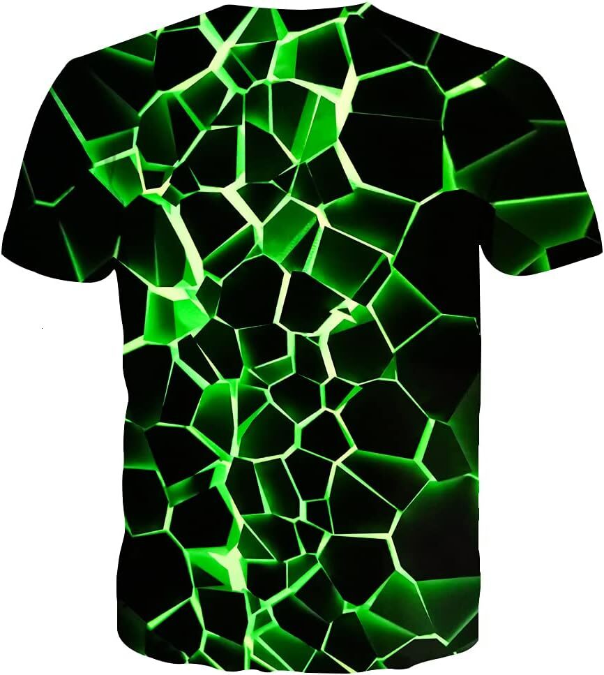 Mens T shirt Mens T shirt 3D Graphic Colorful T-Shirts Short Sleeve Crew Neck Print Tee for Men Women and Youngs tee Casual tops summer casual fashion