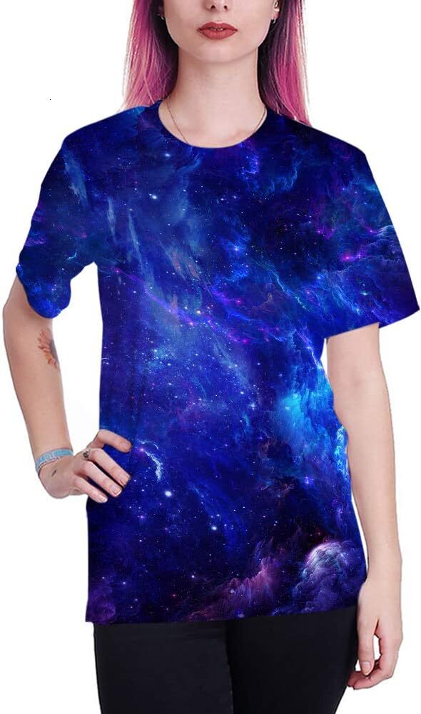 Mens T shirt 3D Graphic Colorful Crew Neck Print Tee for Men Women and Youngs tee Casual tops summer clothes cool