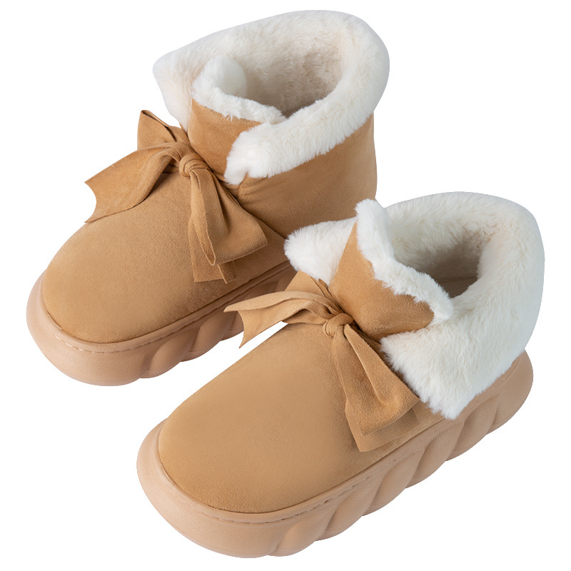 2024 new Boots autumn and winter high top NEW hot with plush insulation snow boots cotton shoes thick sole anti slip