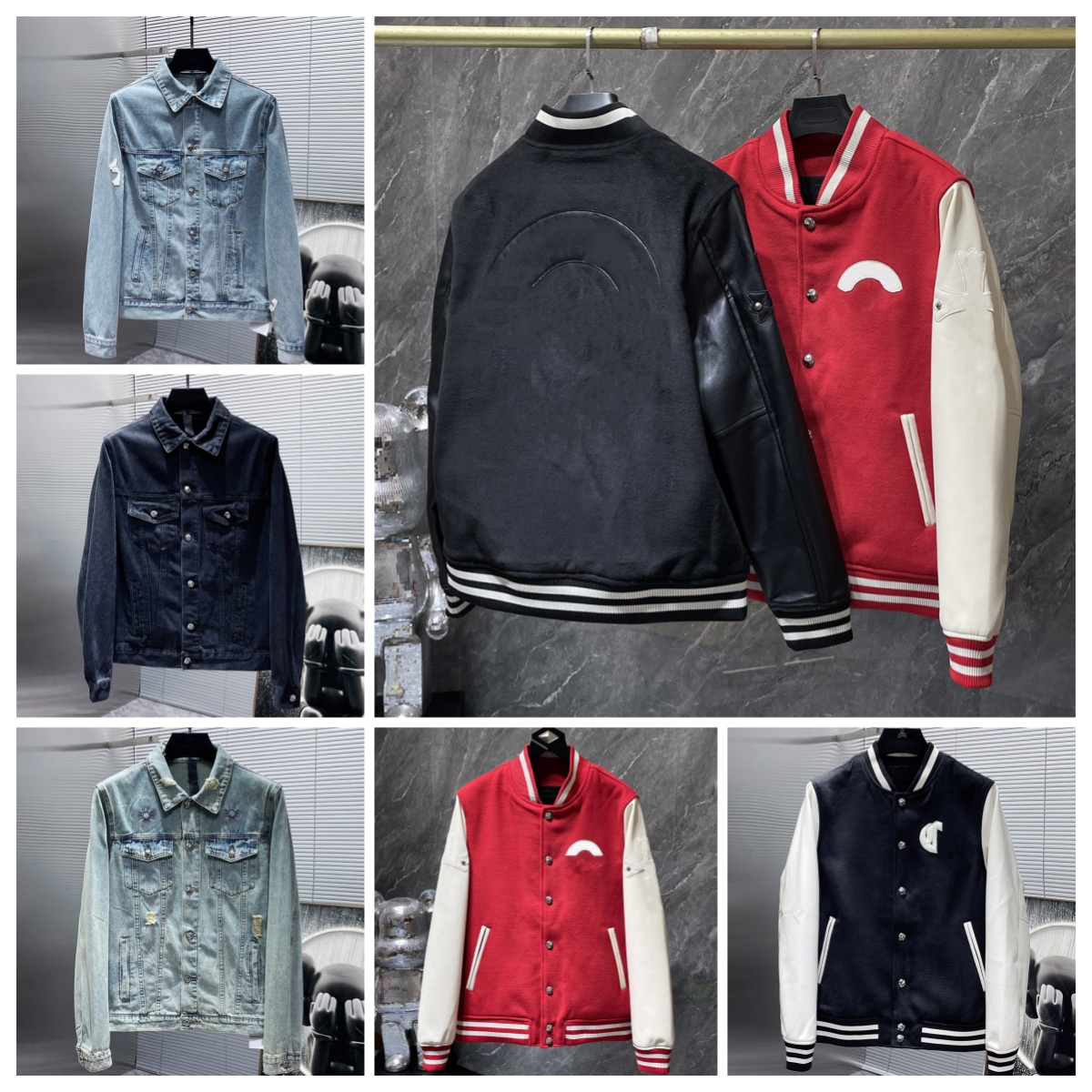 Designer Mens Jacket Y2K Windbreaker Vintage High Quality Hip Hop Oversized Joker Baseball Uniform Outwear Jackets Size S-XL