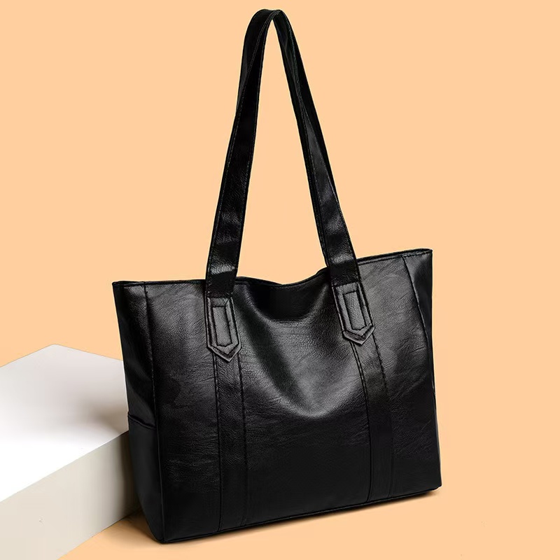 Vintage large capacity designer handbag, retro vegetarian shoulder bag, women's commuting casual handbag