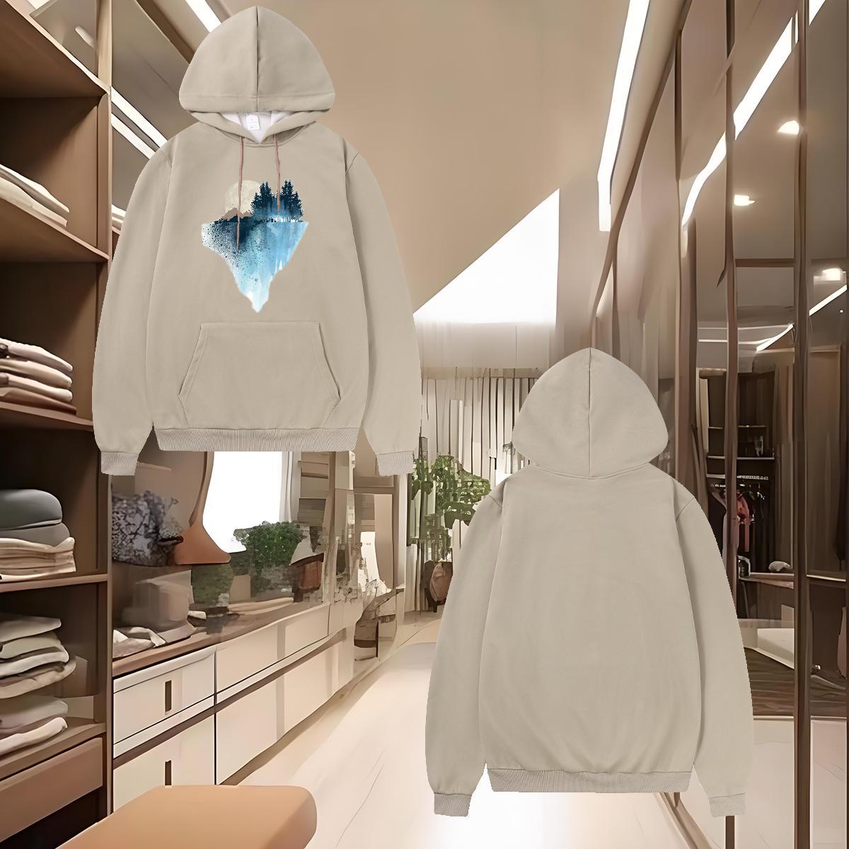 Designer Womens Hoodie Clothes Unisex Unisex Hooded Sweatshirt Graphic 350g Cotton Hooded Collar Breathable Daily Wear