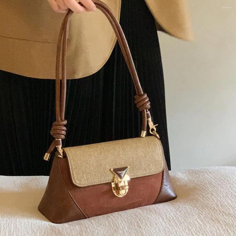 Totes Fashion Soft Underarm Shoudler Bags PU Retro Style Crossbody Tote Purses For Women