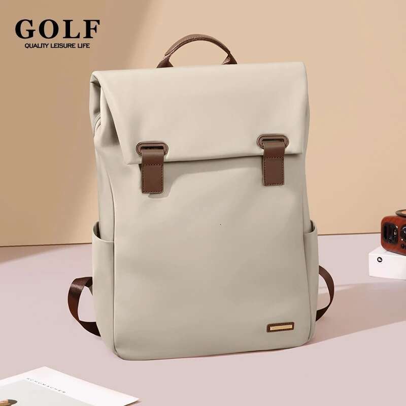GOLF Elegant Backpack Aesthetic Backpac Travel Waterproof Laptop 15 6 Inch Anti Theft Bags For Women Trend 2024