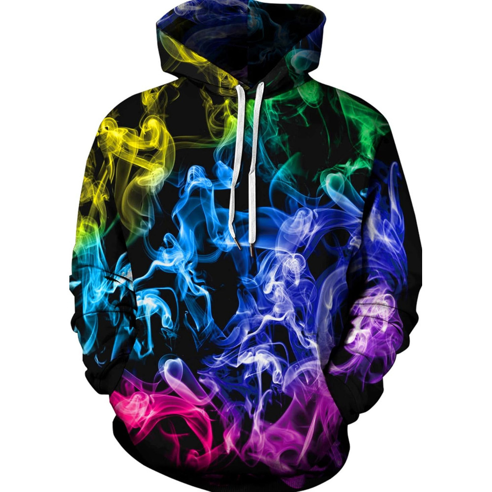 Hoodie for Mens Womens Mens Digital Print Sweatshirts Hooded Top Galaxy Pattern Hoodie Graphic Warm and casual cool