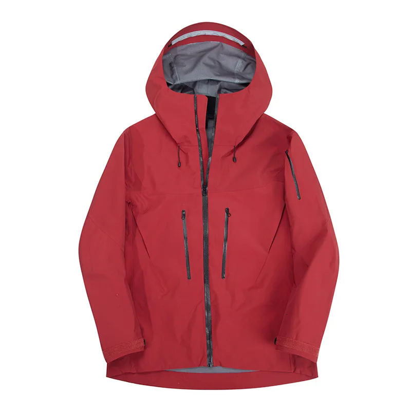 ARC Embroidery Alpha SV 7Th Three Layer Outdoor Waterproof Windbreaker Hiking Jackets Mens Womens High Quality Camping Coat