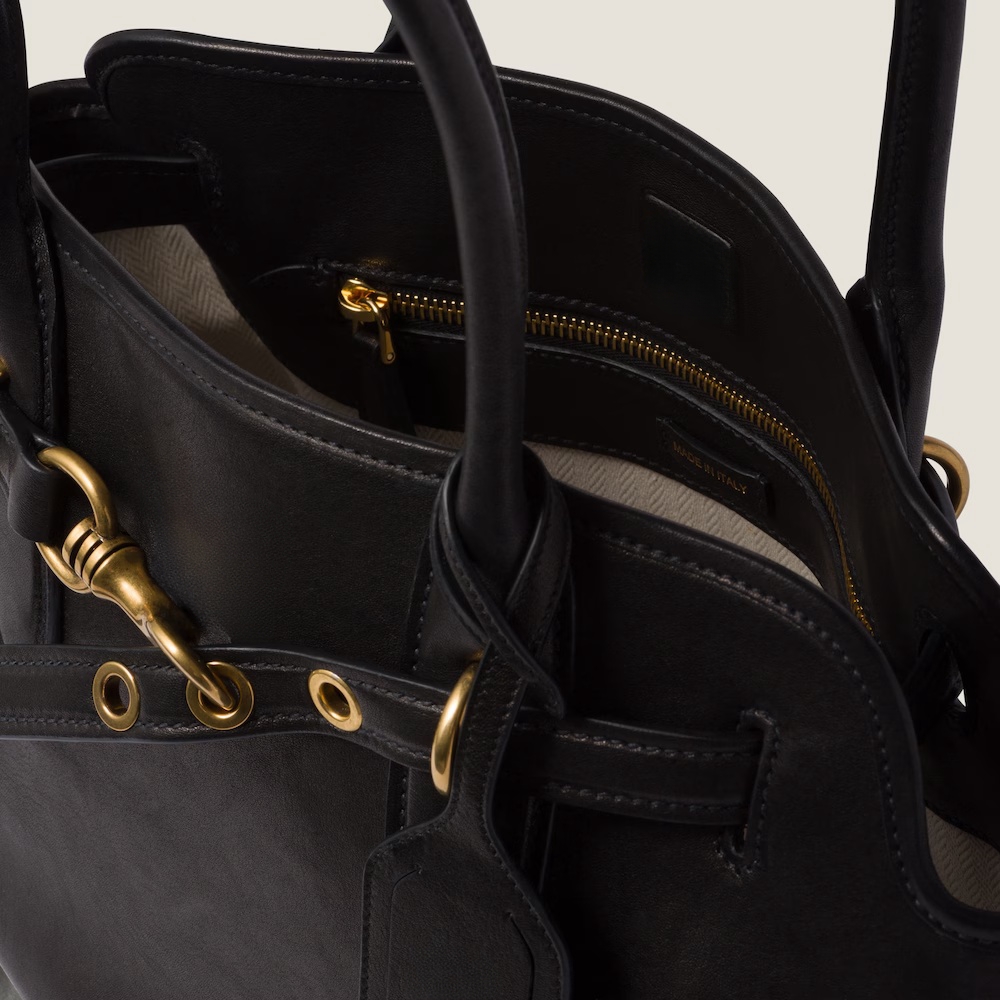 Womens Mens Aventure Nappa leather tote Vintage Designer shoulder city bag Fashion handbag Top handle black brown pochette crossbody brand clutch bags