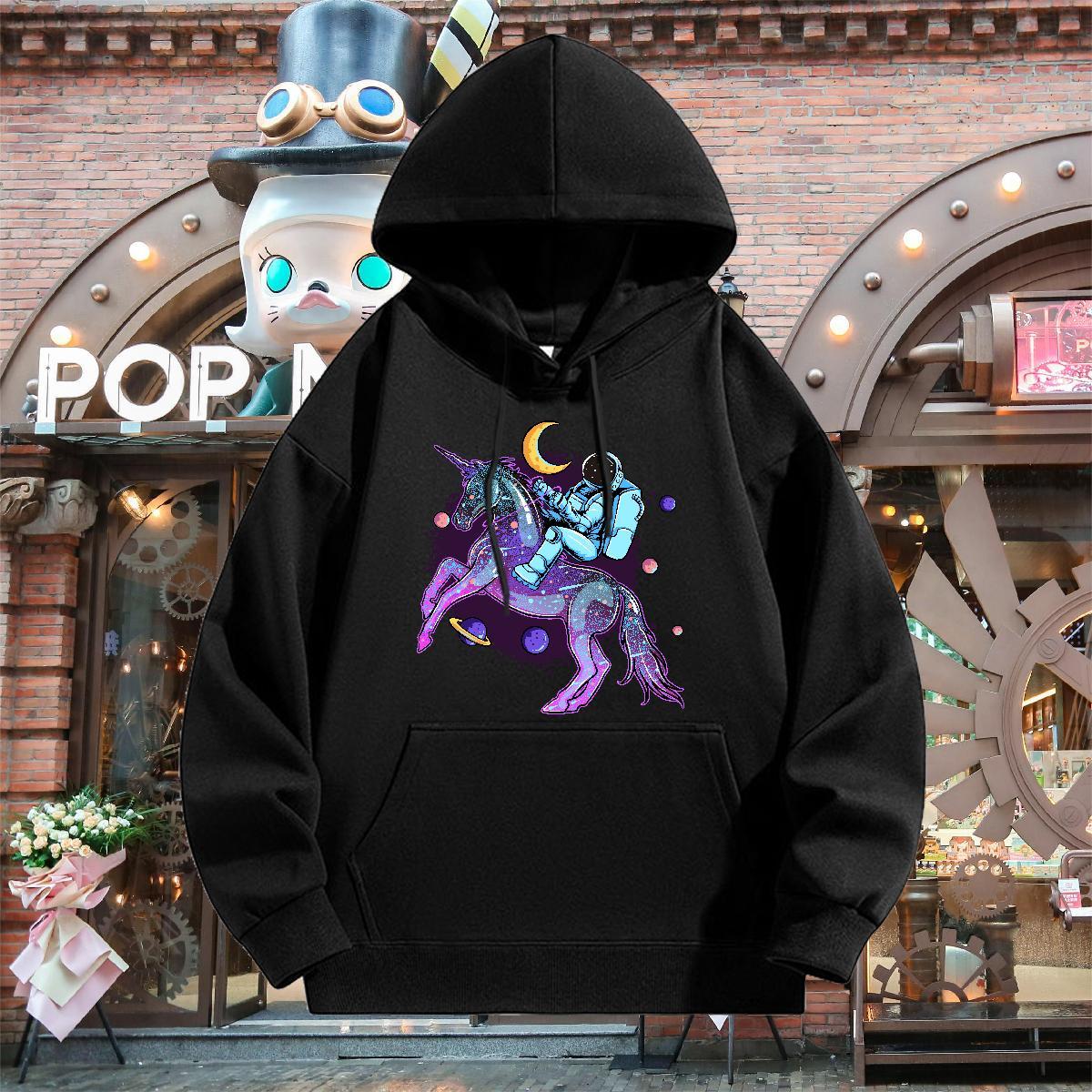 Fashion Design Unisex Sweatshirts Breathable Drawstring Designer Couples Hoodie US/EU Size Tops Street Casual Velvet Thick