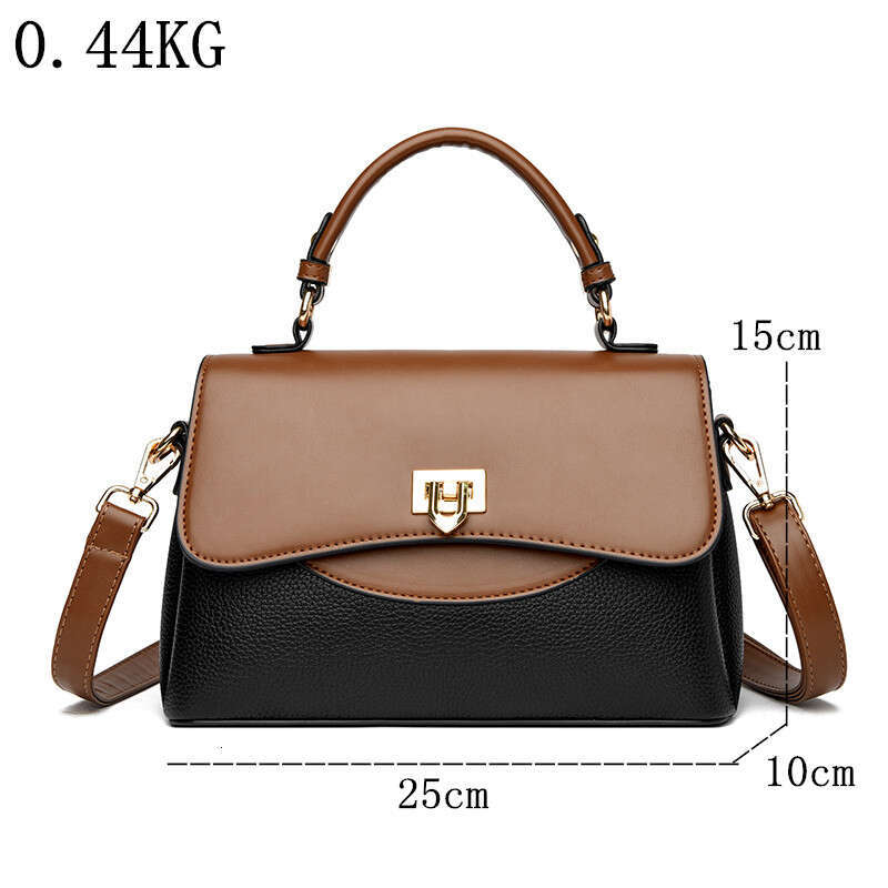 Capacity Large Multilayer Shoulder Messenger Bag High Quality Leather Handbag Women Designer Crossbody Sac Female Tote