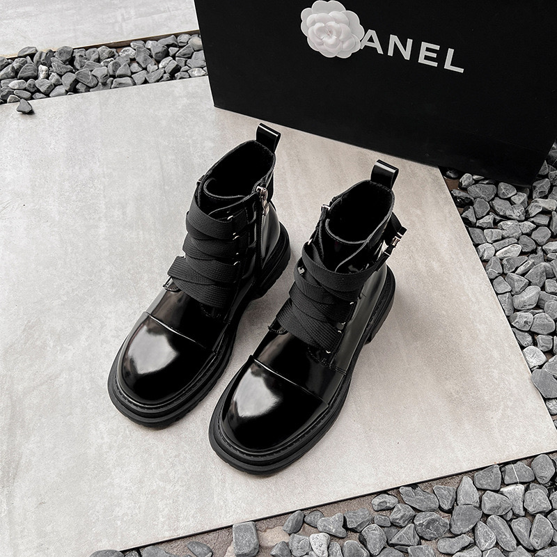 Autumn Women Women's Female Ankle Boots Cool Motorcycle Winter Shoes Slip On Brand Designer Footwear Ladies e697 dh1102219088 dh1102219088